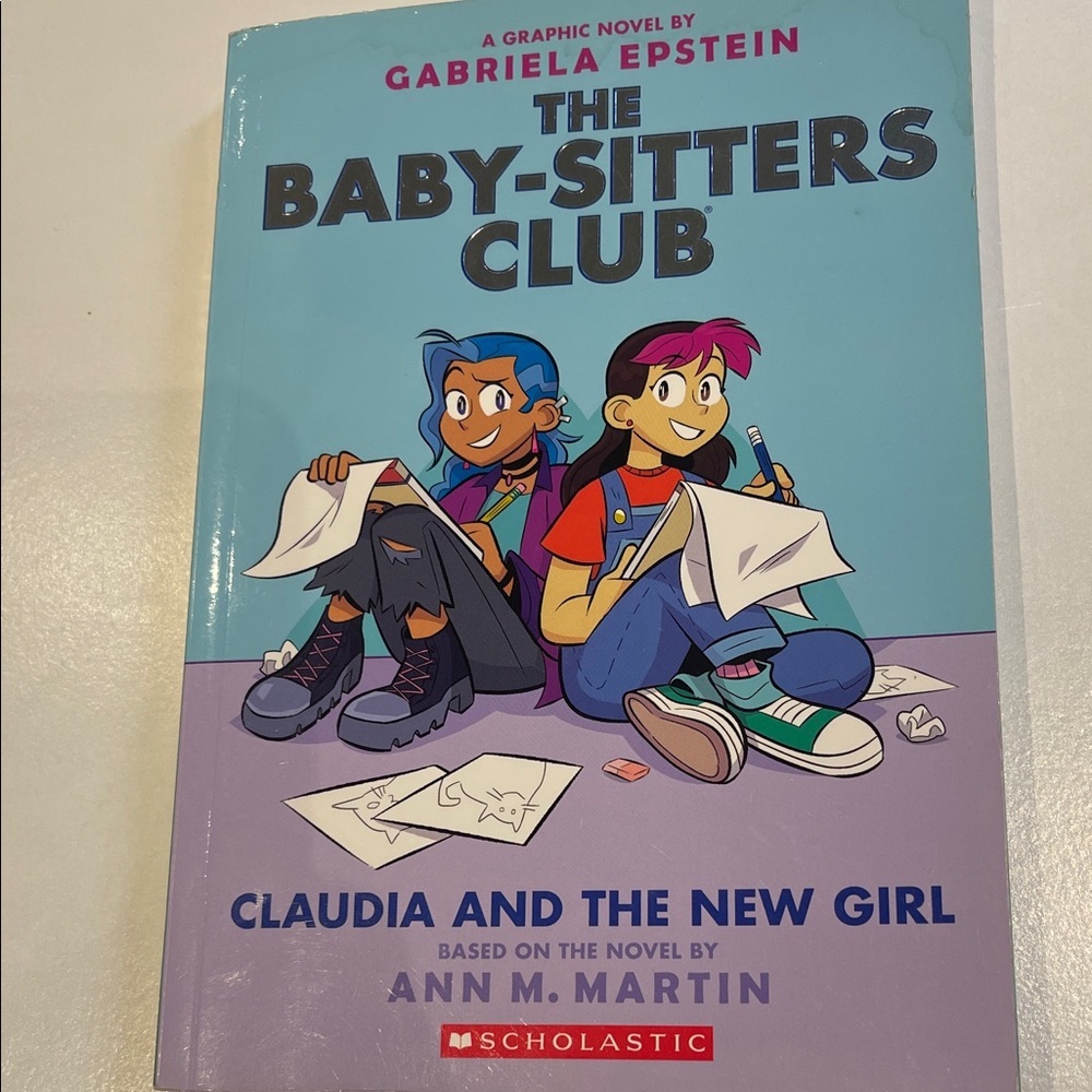 The Baby-Sitters Club- Claudia and the New Girl- book Scholastic Ann M. Martin